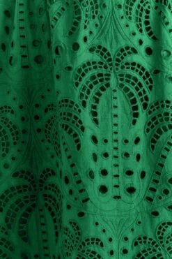 Farm Rio Green Coconut Tree Richelieu Midi Dress 10 Farm Rio Green Coconut Tree Richelieu Midi Dress -Modern Dress World 311340 05