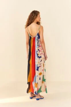 Farm Rio Super Fun Daisy Maxi Dress 9 Farm Rio Super Fun Daisy Maxi Dress -Modern Dress World 311363 04