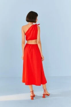 Red Knot Midi Dress 9 Red Knot Midi Dress -Modern Dress World 311386 04