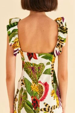 Farm Rio Striped Forest Mini Dress 10 Farm Rio Striped Forest Mini Dress -Modern Dress World 311388 02