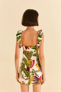 Farm Rio Striped Forest Mini Dress 9 Farm Rio Striped Forest Mini Dress -Modern Dress World 311388 05