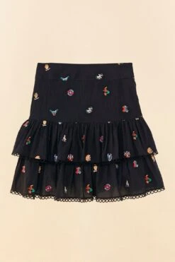 Farm Rio Zodiac Cross Stitch Mini Skirt -Modern Dress World 311416 06 1