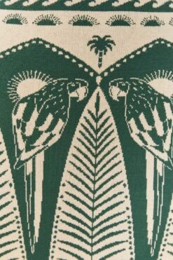 Farm Rio Off-White Macaw Elegance Knit Dress -Modern Dress World 311564 04