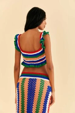 Farm Rio Pitta Crochet Top 8 Farm Rio Pitta Crochet Top -Modern Dress World 311934 04