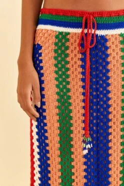 Farm Rio Pitta Crochet Skirt -Modern Dress World 311945 06