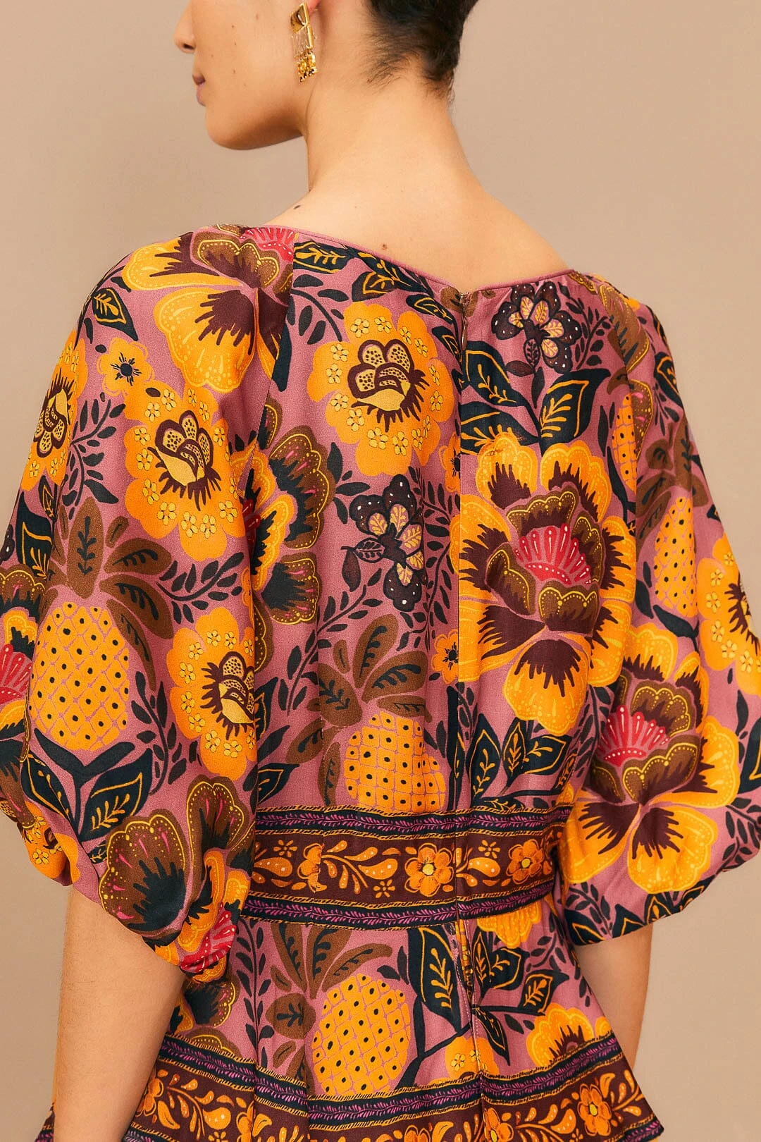 Farm Rio Blush Garden Bloom Maxi Dress 5 Farm Rio Blush Garden Bloom Maxi Dress - Image 5