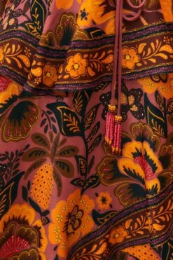 Farm Rio Blush Garden Bloom Maxi Dress 12 Farm Rio Blush Garden Bloom Maxi Dress -Modern Dress World 312002 06