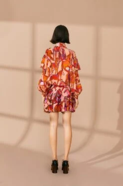 Farm Rio Rose Wild Horses Bow Neck Tie Blouse 9 Farm Rio Rose Wild Horses Bow Neck Tie Blouse -Modern Dress World 312022 04