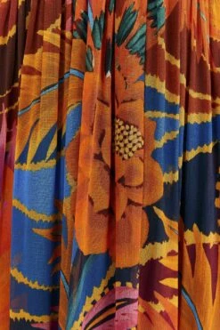 Farm Rio Vintage Wave Long Sleeve Maxi Dress -Modern Dress World 312218 07