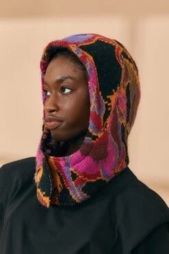 Farm Rio Black Wild Horses Reversible Puffer Jacket -Modern Dress World 312503 06