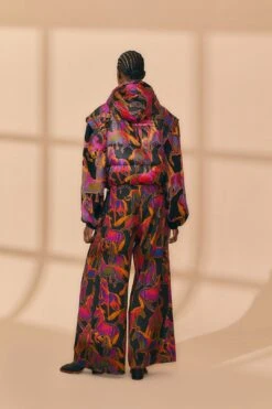 Farm Rio Black Wild Horses Reversible Puffer Jacket -Modern Dress World 312503 07