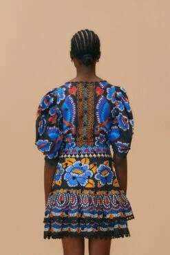 Farm Rio Black Ainika Sparkle Mini Skirt -Modern Dress World 312546 04