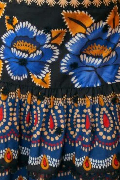 Farm Rio Black Ainika Sparkle Mini Skirt -Modern Dress World 312546 05