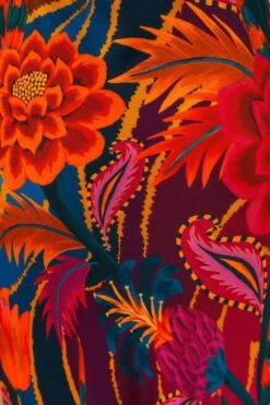 Farm Rio Vintage Wave Multicolor Lenzing™ Ecovero™ Viscose Maxi Dress 10 Farm Rio Vintage Wave Multicolor Lenzing™ Ecovero™ Viscose Maxi Dress -Modern Dress World 312607 05