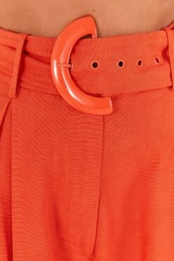 Farm Rio Orange Tailored Pants -Modern Dress World 312657 04