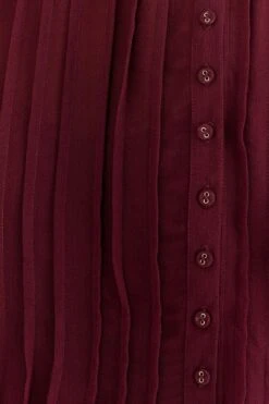 Farm Rio Burgundy Ruffle Blouse -Modern Dress World 312660 05