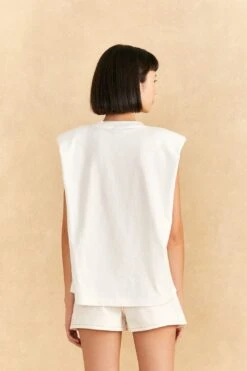 Farm Rio Nature Is The Future Embroidered Organic Cotton T-Shirt 9 Farm Rio Nature Is The Future Embroidered Organic Cotton T-Shirt -Modern Dress World 313563 04