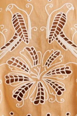 Farm Rio Sand Richelieu Sleeveless Crop Top -Modern Dress World 313592 05