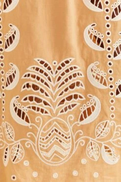 Farm Rio Sand Richelieu Sleeveless Midi Dress -Modern Dress World 313594 05