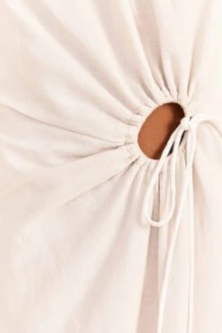 Farm Rio Off-White Richelieu Cut Out Midi Dress 8 Farm Rio Off-White Richelieu Cut Out Midi Dress -Modern Dress World 313595 04