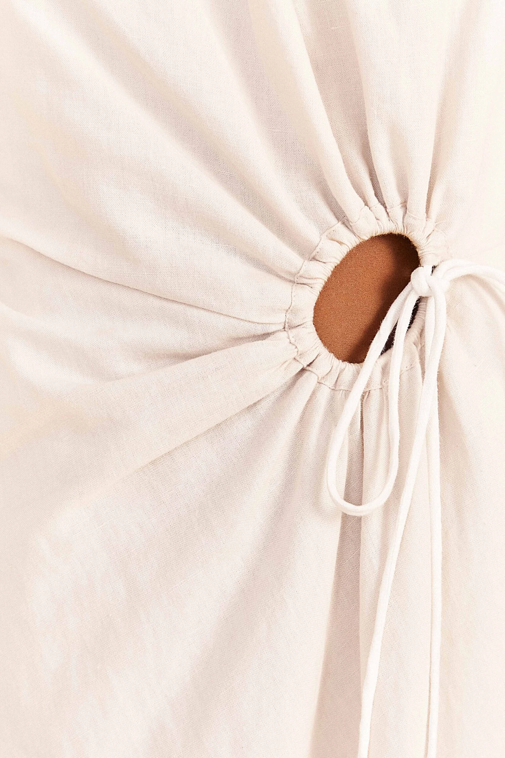 Farm Rio Off-White Richelieu Cut Out Midi Dress 4 Farm Rio Off-White Richelieu Cut Out Midi Dress - Image 4