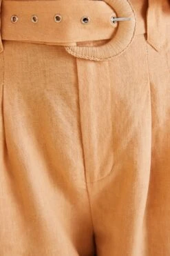 Farm Rio Beige Tailored Shorts 9 Farm Rio Beige Tailored Shorts -Modern Dress World 313601 05