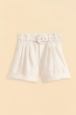 Farm Rio Off-White Tailored Shorts 11 Farm Rio Off-White Tailored Shorts -Modern Dress World 313614 06