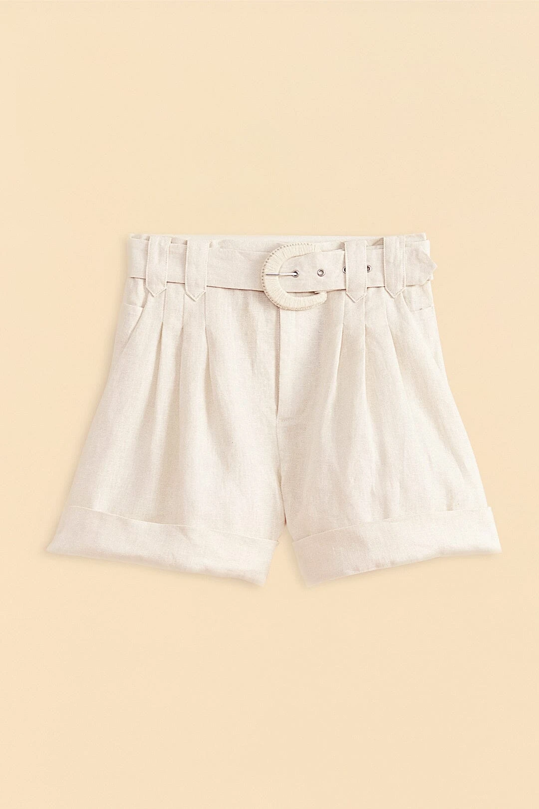 Farm Rio Off-White Tailored Shorts 6 Farm Rio Off-White Tailored Shorts - Image 6
