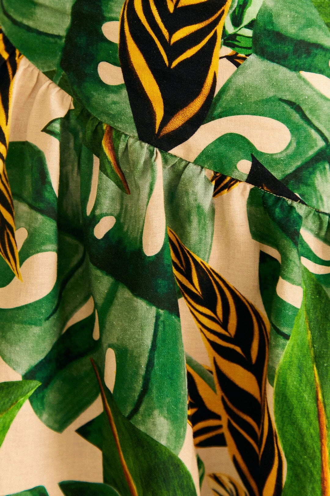 Farm Rio Tropical Leaves One Shoulder Mini Dress 4 Farm Rio Tropical Leaves One Shoulder Mini Dress - Image 4