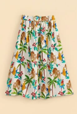 Farm Rio Tropical Paradise Midi Skirt -Modern Dress World 313626 06