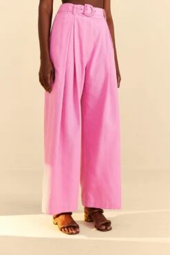 Farm Rio Pink Tailored Pants 8 Farm Rio Pink Tailored Pants -Modern Dress World 313627 03