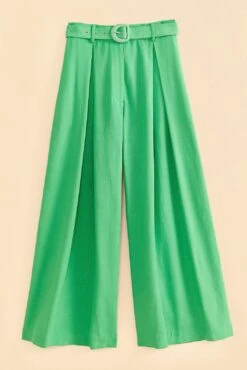 Farm Rio Bright Green Tailored Pants -Modern Dress World 313628 06