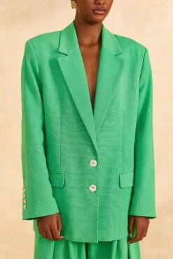 Farm Rio Bright Green Blazer -Modern Dress World 313634 03