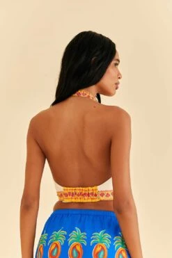 Farm Rio Off-White Vivid Garden Top -Modern Dress World 313675 04