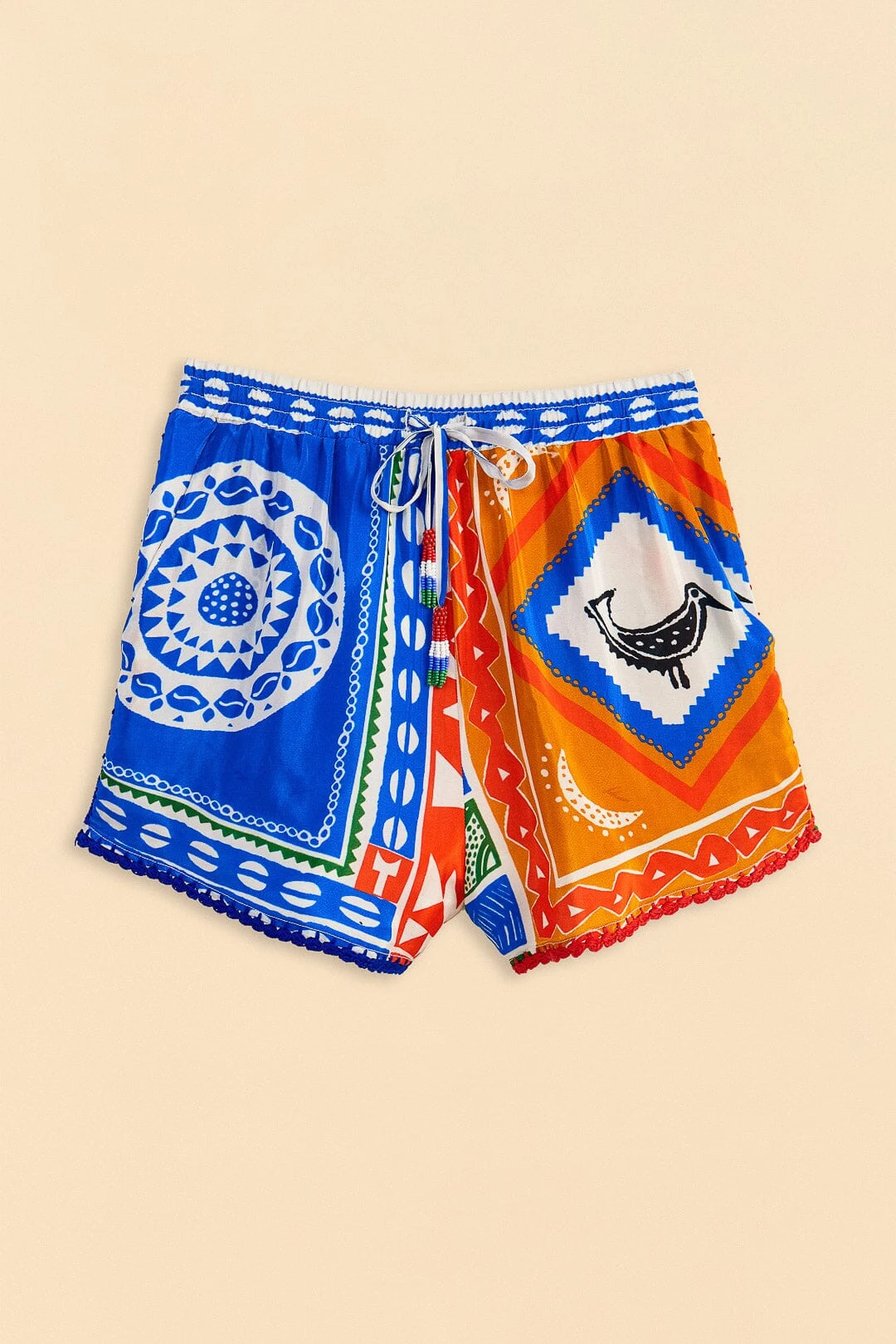 Farm Rio Off-White Pitta Colors Shorts 6 Farm Rio Off-White Pitta Colors Shorts - Image 6