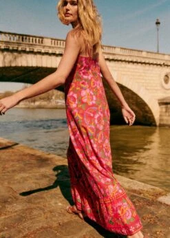 Farm Rio Macaw Flowers Red Jolia Dress 7 Farm Rio Macaw Flowers Red Jolia Dress -Modern Dress World 313758 03