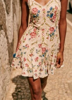 Farm Rio Romantic Garden Daniela Short Dress -Modern Dress World 313774 02