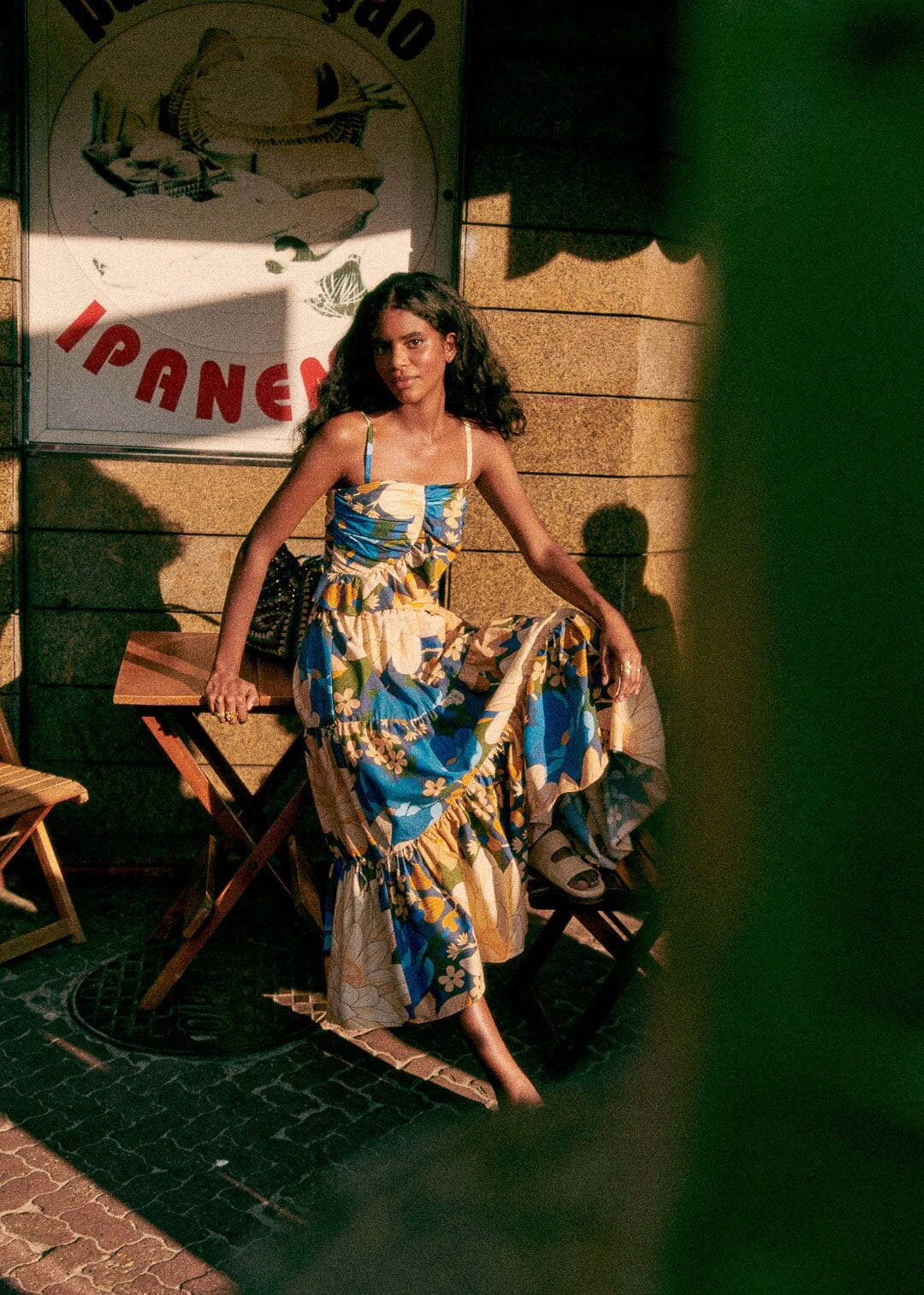 Farm Rio Mandacaru Floral Black Sakura Midi Skirt 3 Farm Rio Mandacaru Floral Black Sakura Midi Skirt - Image 3