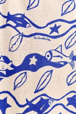 Farm Rio Off-White Pitta Waves Sleeveless Maxi Dress 10 Farm Rio Off-White Pitta Waves Sleeveless Maxi Dress -Modern Dress World 314086 05