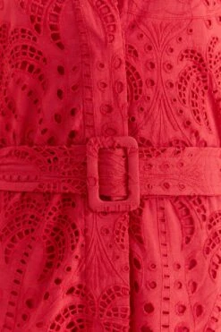 Farm Rio Red Palm Tree Mini Dress -Modern Dress World 314488 05