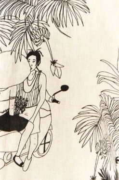 Farm Rio Off-White Moto Love Pants -Modern Dress World 314490 04