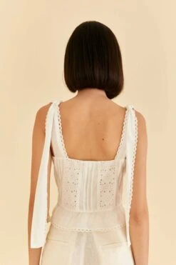 Farm Rio Off-White Lace Top 9 Farm Rio Off-White Lace Top -Modern Dress World 314505 04