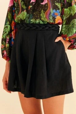 Farm Rio Black Shorts 7 Farm Rio Black Shorts -Modern Dress World 314513 03