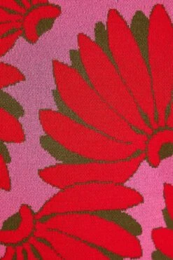 Farm Rio Pink Copacabana Knit Sweater -Modern Dress World 315708 05