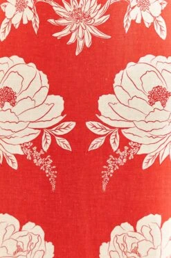 Farm Rio Pink Soft Garden Halter Neck Midi Dress -Modern Dress World 315958 06