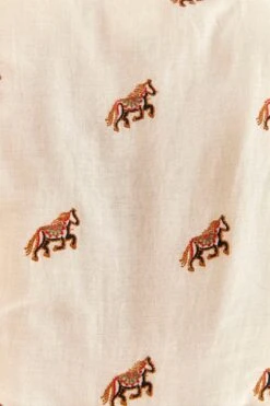 Farm Rio Off-White Embroidered Horses Midi Dress 10 Farm Rio Off-White Embroidered Horses Midi Dress -Modern Dress World 315962 05