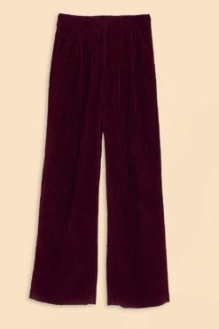 Farm Rio Burgundy Corduroy Pants 11 Farm Rio Burgundy Corduroy Pants -Modern Dress World 316009 06