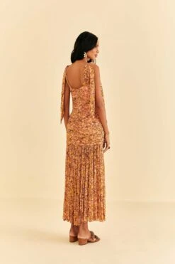 Farm Rio Light Pink Star Fruit Midi Dress -Modern Dress World 316415 04