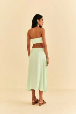 Farm Rio Mint Midi Skirt -Modern Dress World 316421 03