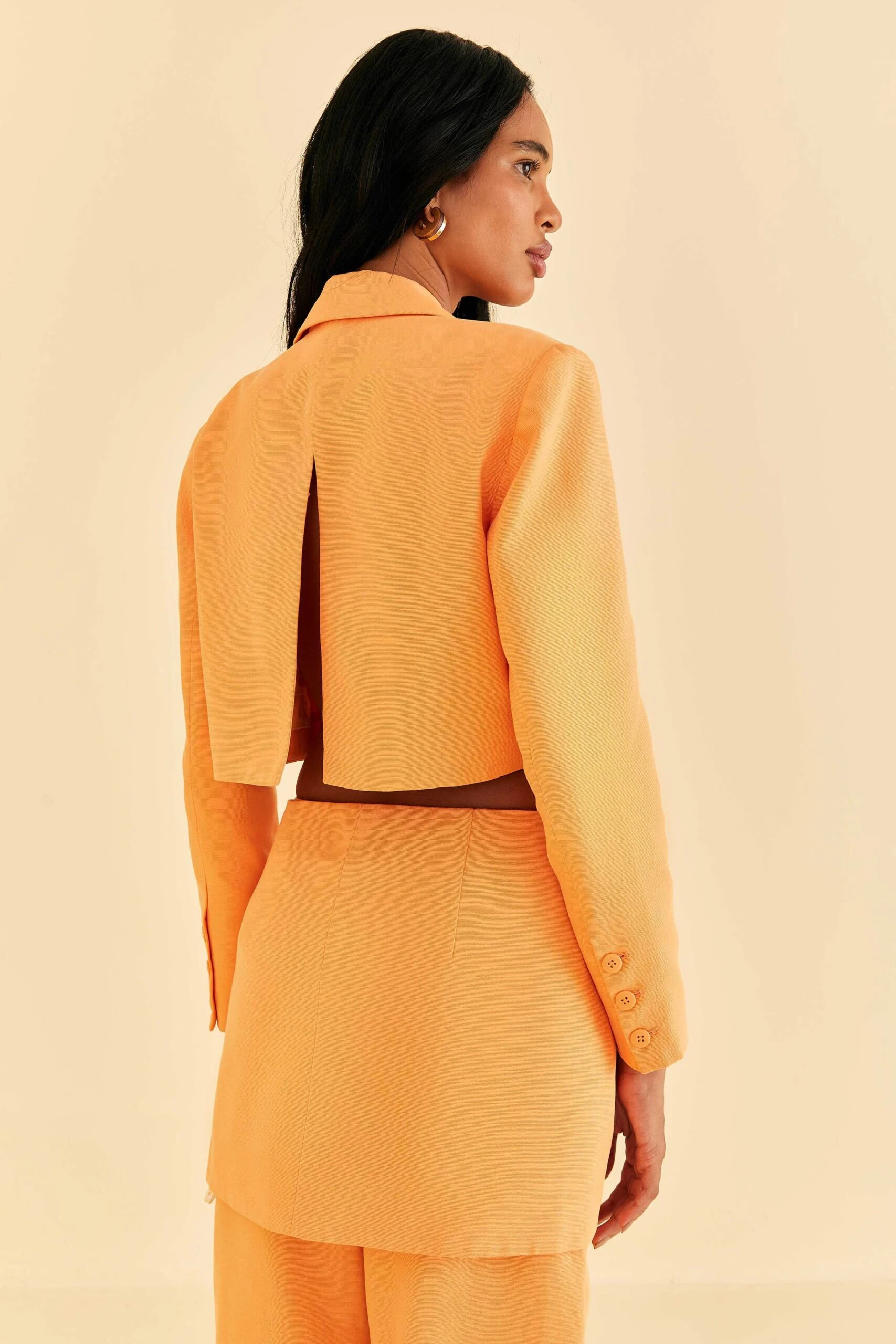 Farm Rio Peach Cut Out Blazer 3 Farm Rio Peach Cut Out Blazer - Image 3